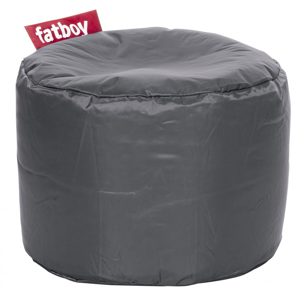 Pouf rond gris foncé Fatboy