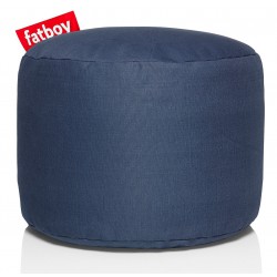 Pouf point Stonewashed bleu marine