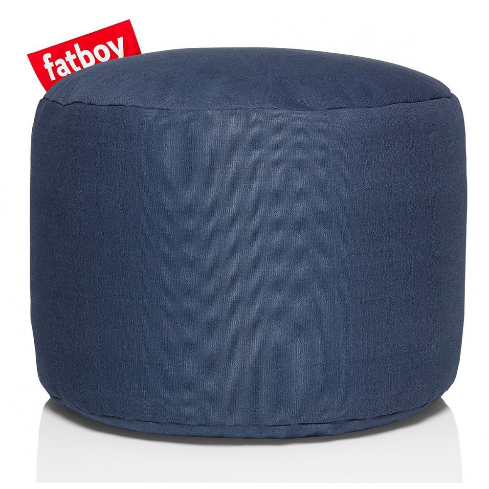 Pouf point Stonewashed bleu marine Pouf point Stonewashed bleu marine