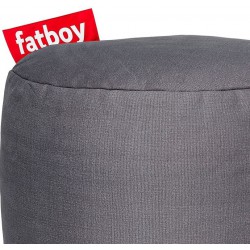 Pouf Point Stonewashed gris foncé 