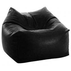 Pouf confort noir 
