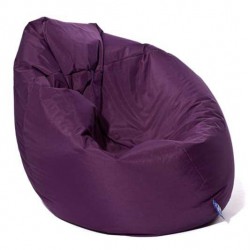 Pouf poire violet Scuba XXL