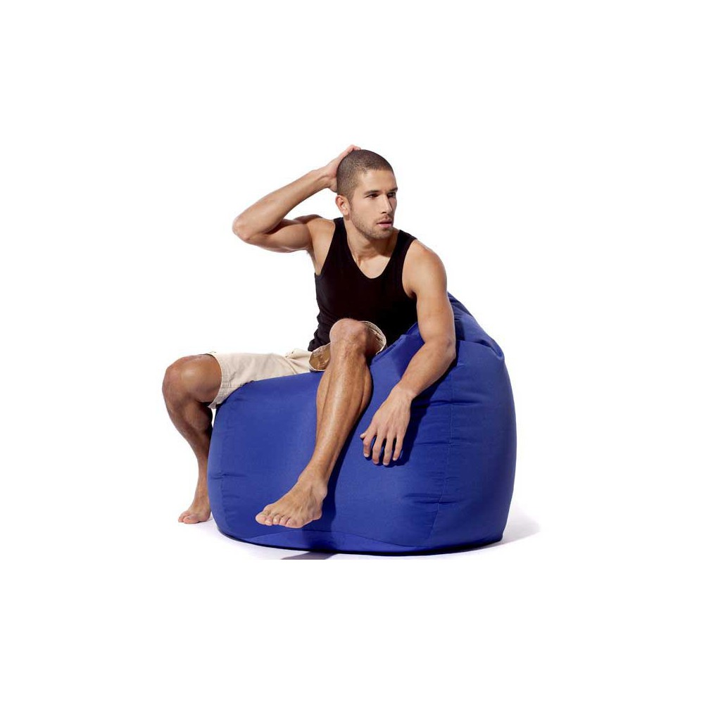 Pouf poire bleu Scuba XXL Pouf poire bleu Scuba XXL