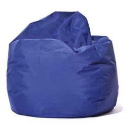 Pouf poire bleu 