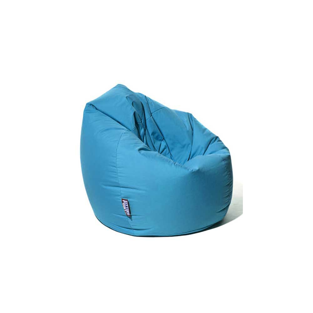 Pouf poire bleu pétrole Scuba XXL