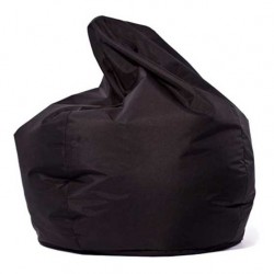 Pouf poire noir