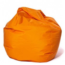 Pouf poire orange 