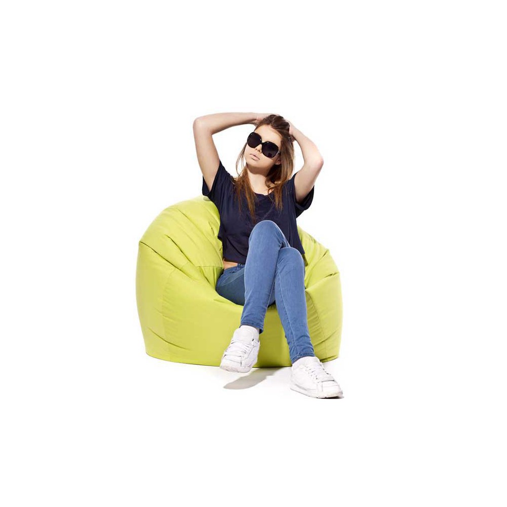 Pouf poire vert 