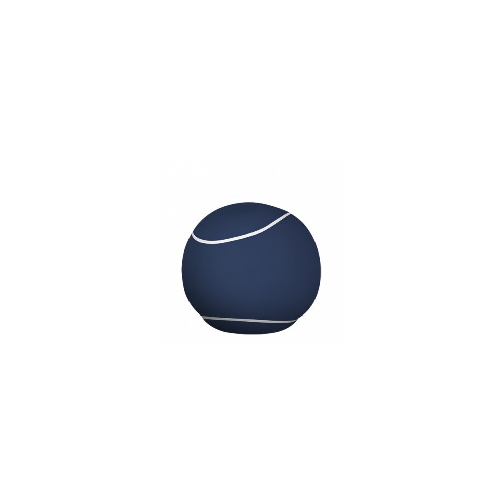 Pouf rond bleu Pouf rond bleu