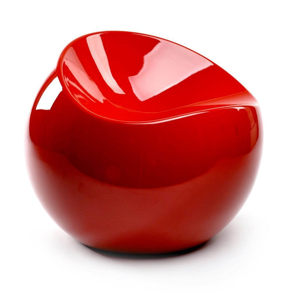 Ball chair rouge Ball chair rouge