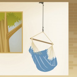 Kit de fixation pour chaise-hamac - Mur et plafond, vente au meilleur prix