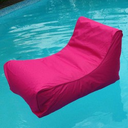 Pouf fauteuil piscine rose