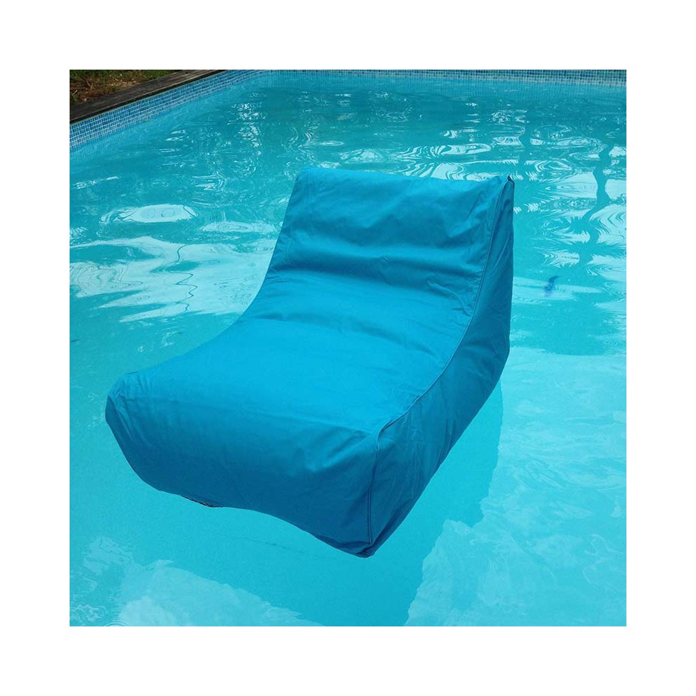 Fauteuil piscine bleu