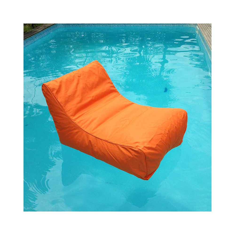 Fauteuil piscine orange