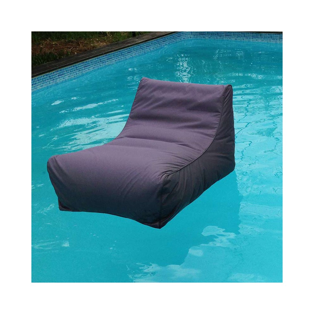 Fauteuil piscine gris