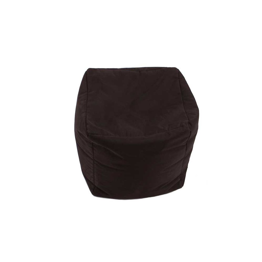 Pouf noir cube