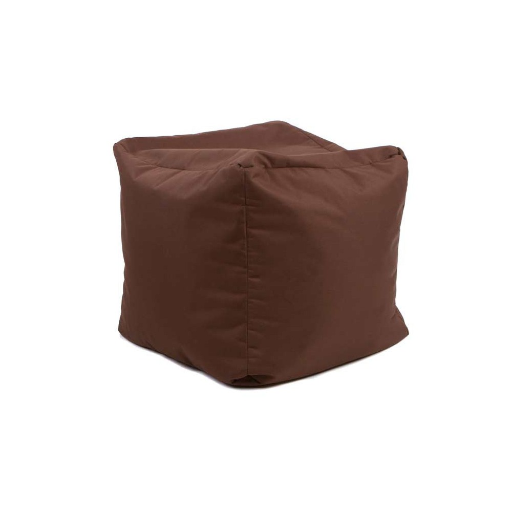 Pouf cube chocolat