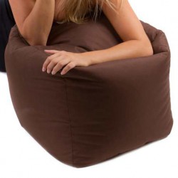 Pouf cube marron Jumbobag