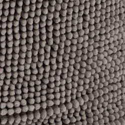 Pouf shaggy taupe
