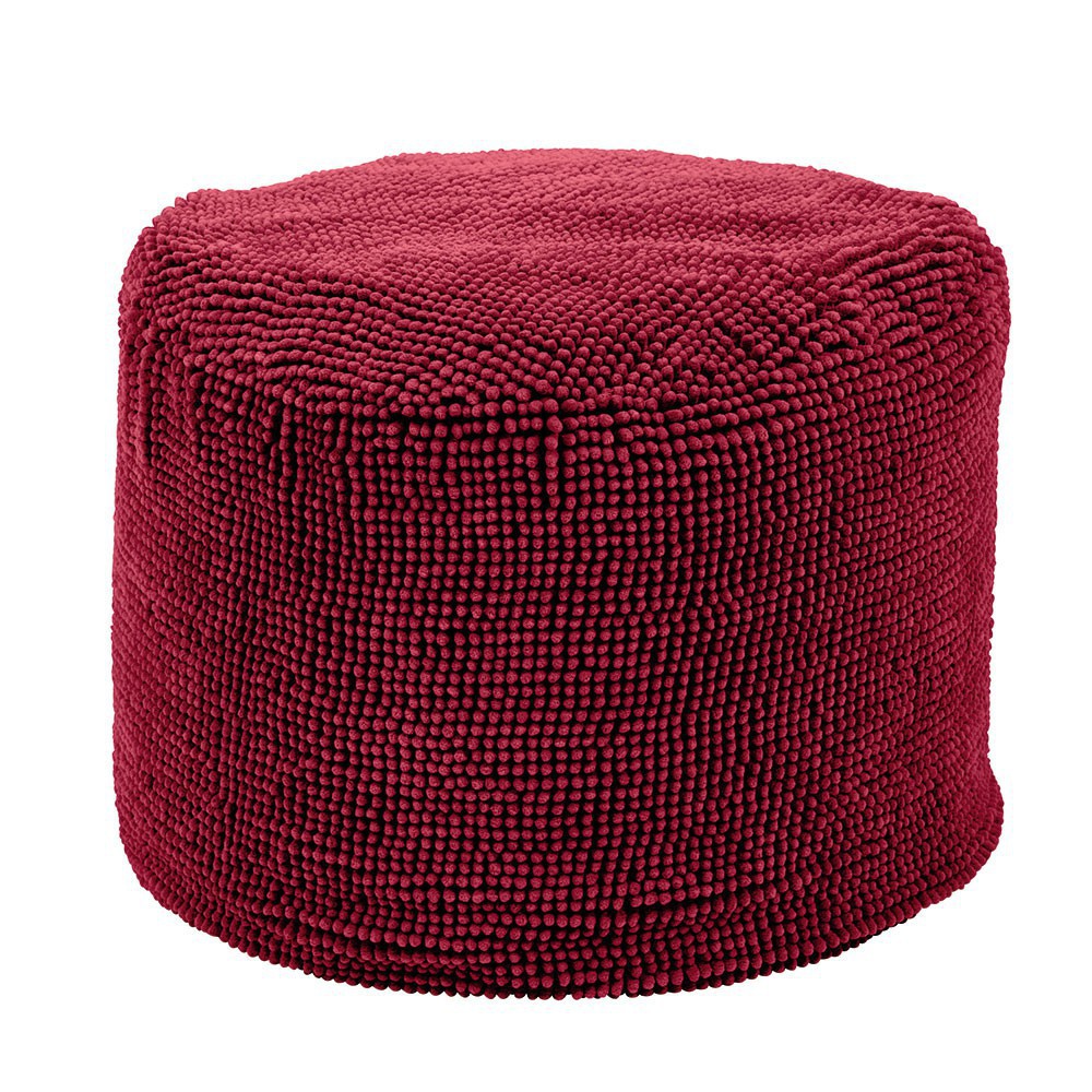 Pouf rouge Shaggy Pouf rouge Shaggy