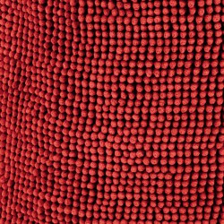 Pouf rouge doux