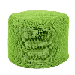 Pouf rond vert tiseco