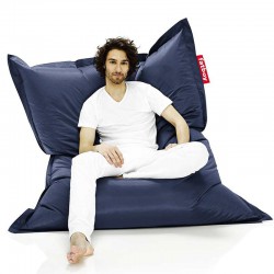 Pouf bleu marine Fatboy Original