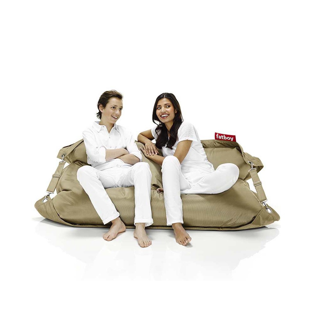 Pouf extérieur beige sable Fatboy