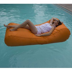 fauteuil piscine orange