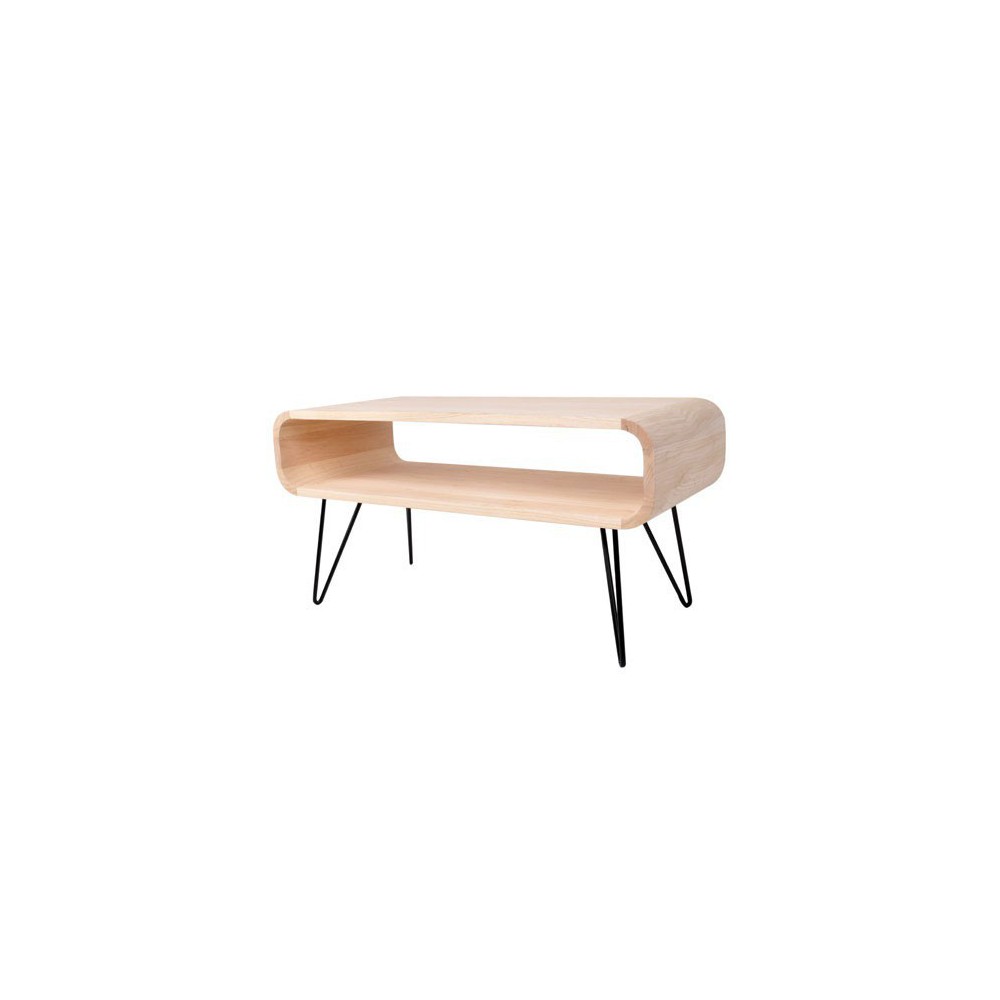 Table basse métal et bois XL Boom