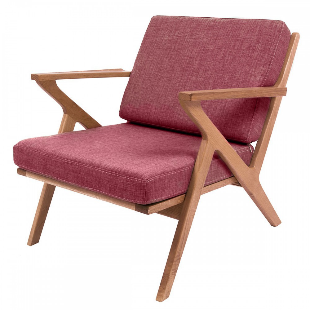 Fauteuil vieux rose en chêne Fauteuil vieux rose en chêne
