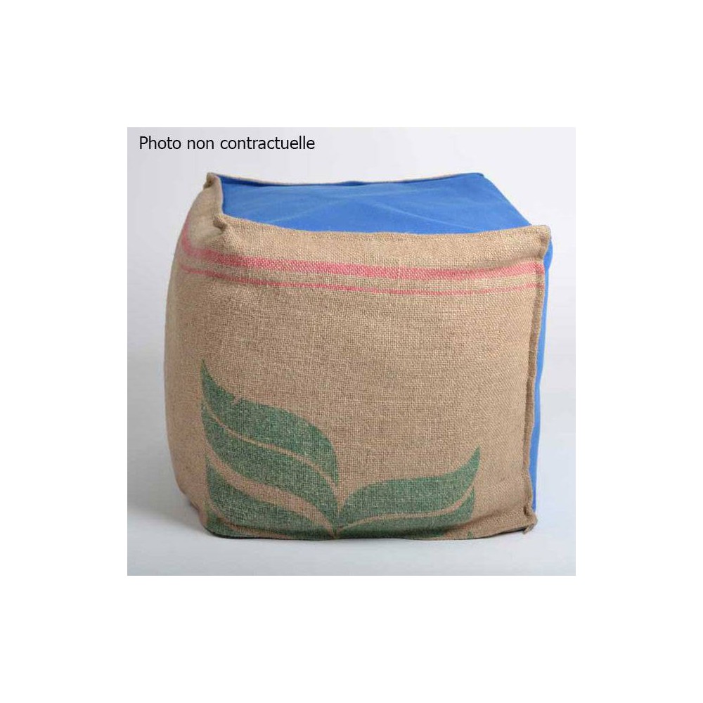 Pouf bleu azur Pouf bleu azur