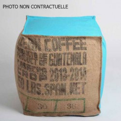 Pouf lilokawa bleu caraibes