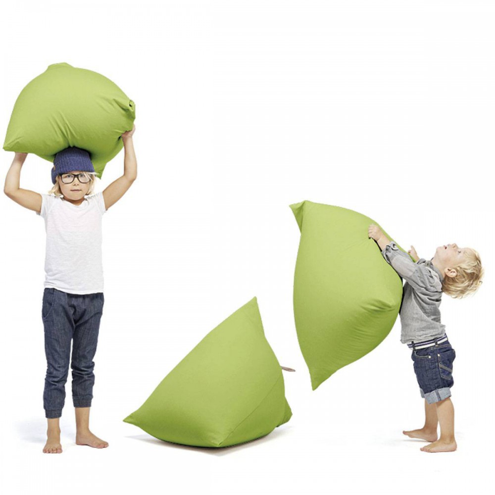 Pouf terapy enfant vert