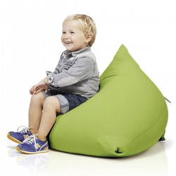 Pouf à billes enfant à petit prix.Coloris vert