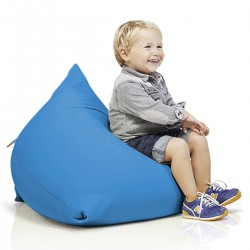 Pouf turquoise enfant