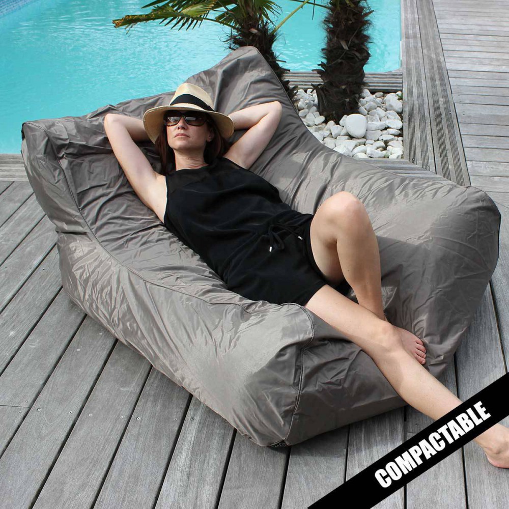 Pouf piscine taupe SITINPOOL Pouf piscine taupe SITINPOOL