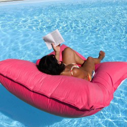 pouf piscine rose