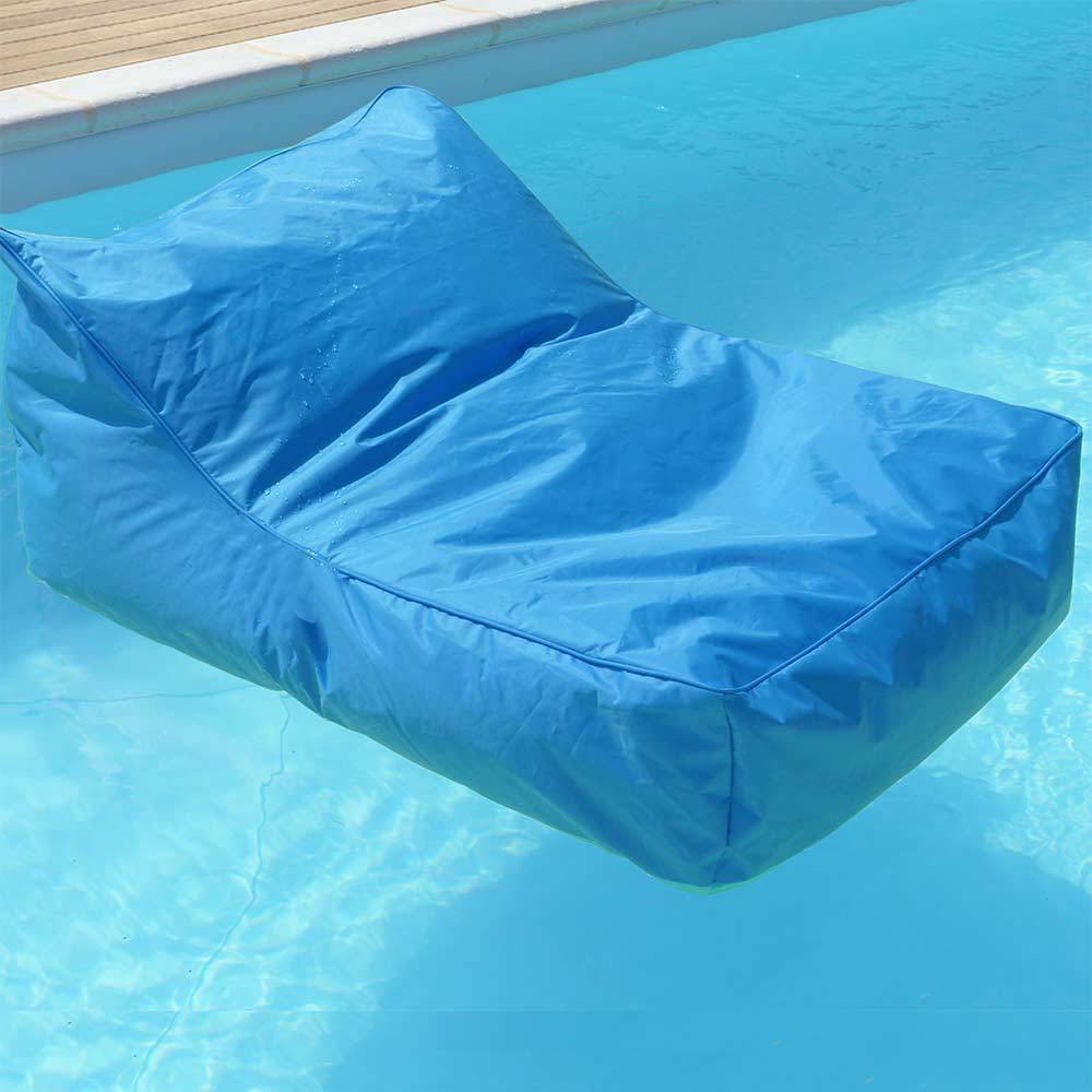 Pouf fauteuil piscine bleu turquoise Pouf fauteuil piscine bleu turquoise