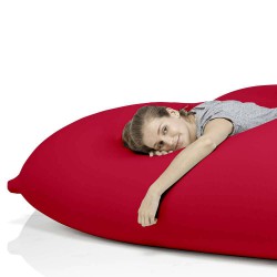 Pouf rouge géant