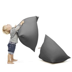 Pouf enfant gris