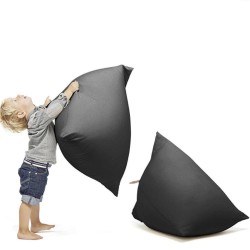 pouf noir pour enfant