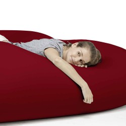 Pouf taille XXL rouge