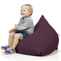 Pouf enfant aubergine