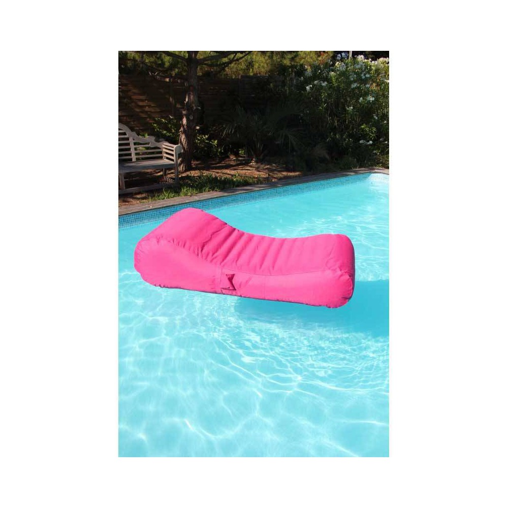 Orange - chaise flottante gonflable pour piscine, matelas de plage, lit de natation