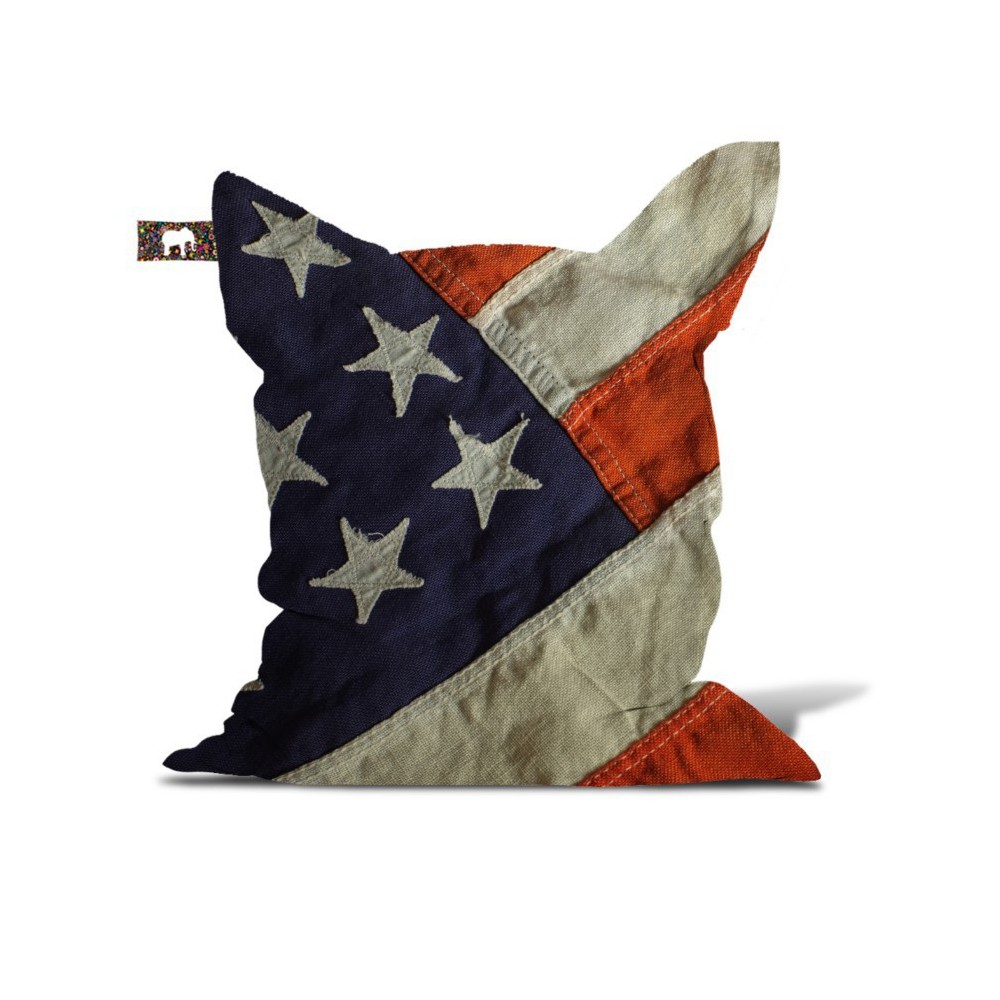 Pouf drapeau Américain