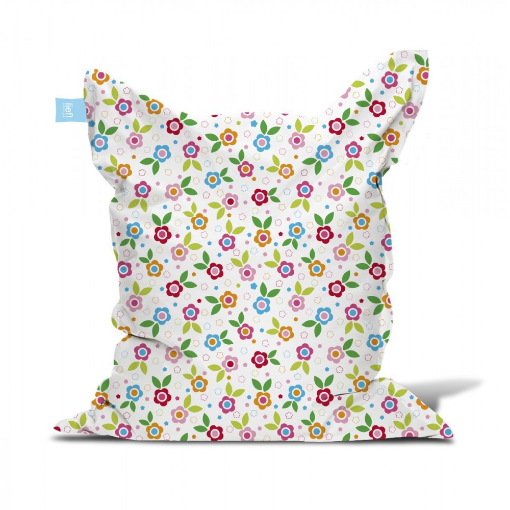 Pouf fleur extérieur multicolore Pouf fleur extérieur multicolore