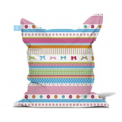 Pouf multicolore
