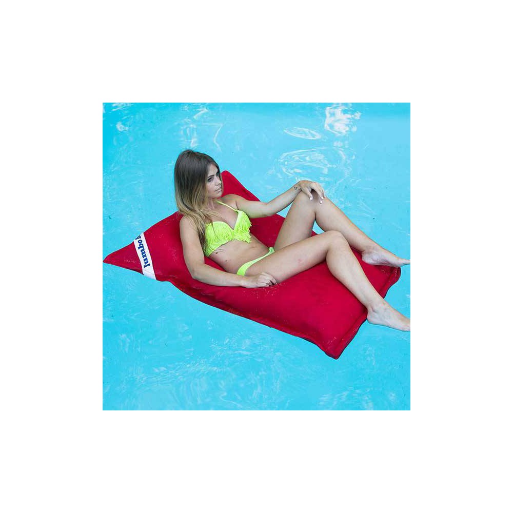 pouf piscine rouge carré pouf piscine rouge carré