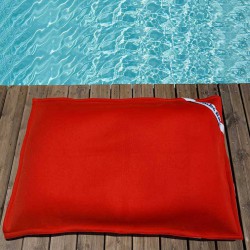 pouf piscine rouge swimming bag